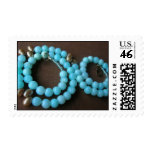 Blue Peruvian opals gold freshwater pearls postage