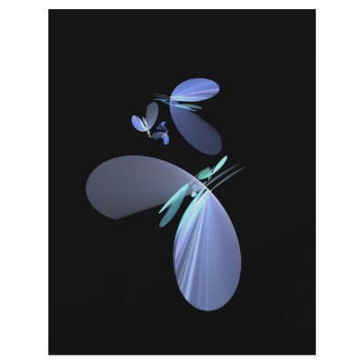 blue-petal-fractal full color flyer by CreativeColours