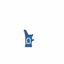 Blue Pew Logo Knit Shirt embroidered shirts