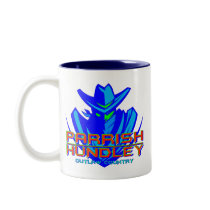 Blue PHB Outlaw Country Logo Mug