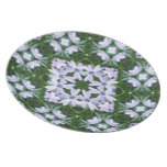 Blue Phlox Kaleidoscope Dinner Plate