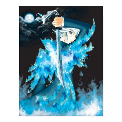 Blue Phoenix poster by pandapad