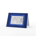 Blue photo frame cards