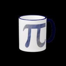 Blue PI Coffee Mug mugs