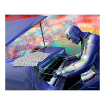Blue Piano posters