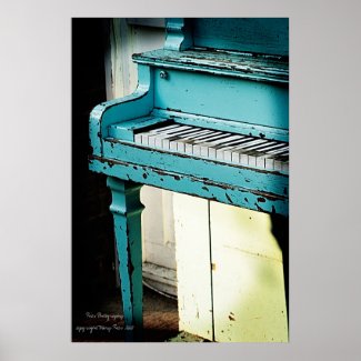 Blue Piano Posters