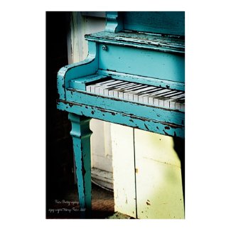 Blue Piano Posters