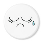 Blue Picadilly Refrigerator Magnet
