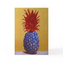Blue Pineapple Greeting Card / Invitation cards