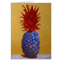 Blue Pineapple Greeting Card / Invitation cards