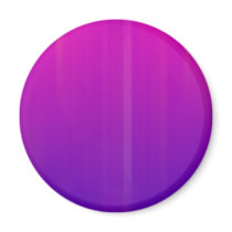 Blue & Pink Abstract Artwork: Refrigerator Magnet