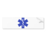 Blue Pink Aqua Baby Hot  Nurse EMS Star of Life Bumper Stickers
