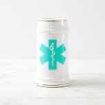 Blue Pink Aqua Baby Hot  Nurse EMS Star of Life Mug