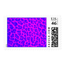 Blue & Pink Leopard Stamp