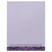 blue pink letterhead by DonnaGraysonAbstract blue pink letterhead