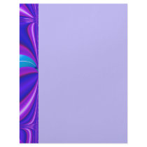 blue pink letterhead