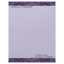 blue pink letterhead by DonnaGraysonAbstract blue pink letterhead