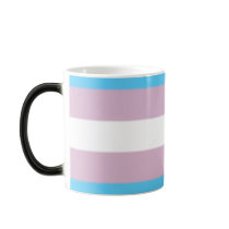 Blue Pink Stripe Mugs