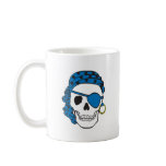 Blue Pirate Mug mugs