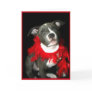 Blue Pitbull Puppy Greeting Card