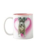 Blue pitbull puppy mug