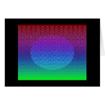 Blue Pixel Sunset #2 (card)