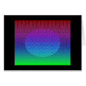Blue Pixel Sunset #2 (card)