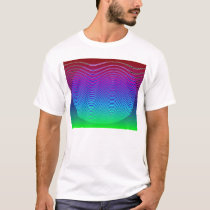 Blue Pixel Sunset #3 (app) t-shirts