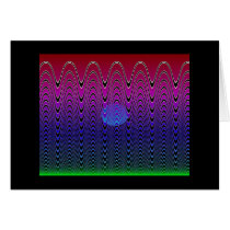 Blue Pixel Sunset #7 (card)
