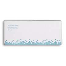 Blue Pixels - business envelope
