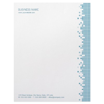 Blue Pixels letterhead by BluePlanet