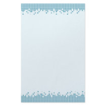 Blue Pixels stationery