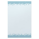 Blue Pixels stationery