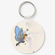 Blue Pixie Dust Key Chain keychains by IrishPirateQueen Blue Pixie Dust Key Chain keychains