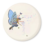 Blue Pixie Dust Round Magnet