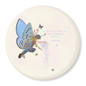 Blue Pixie Dust Round Magnet
