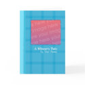 Blue Plaid Book cards