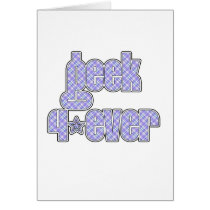 Blue Plaid Geek 4ever cards