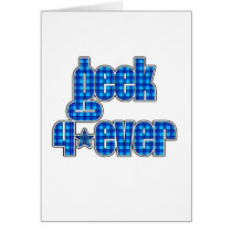 Blue Plaid geek 4ever cards