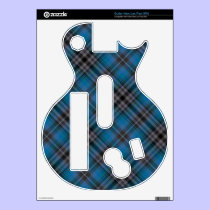 Blue Plaid Guitar Hero Skin skins