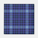 Blue Plaid Magnet