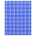 Blue Plaid Scrapbook Paper Personalized Letterhead