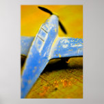Blue plane posters