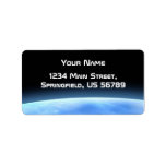 blue planet address label