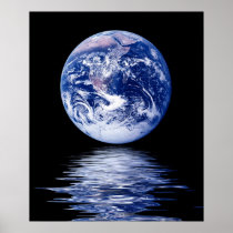 Blue Planet of Water Poster
