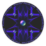 Blue Planets Stickers