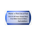 Blue Plastic ball graphic design background icon Address Label