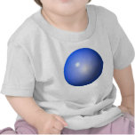 Blue Plastic ball graphic design background icon Tees