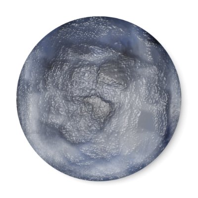 Blue Plastic Refrigerator Magnets by helenaliyn