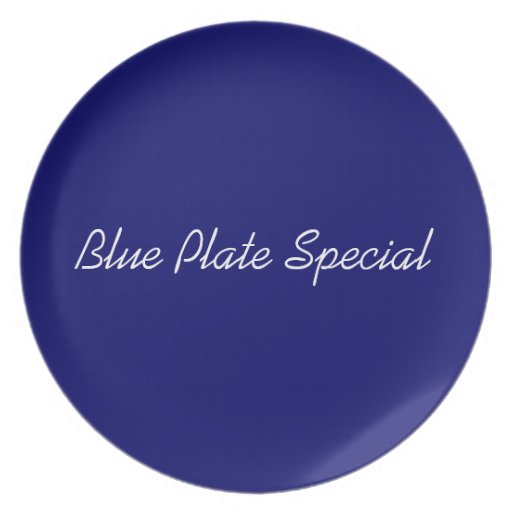 Blue Plate Special Zazzle